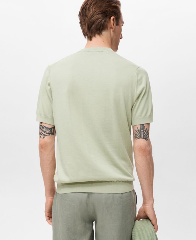 Men's Cotton Fine-Knit T-Shirt