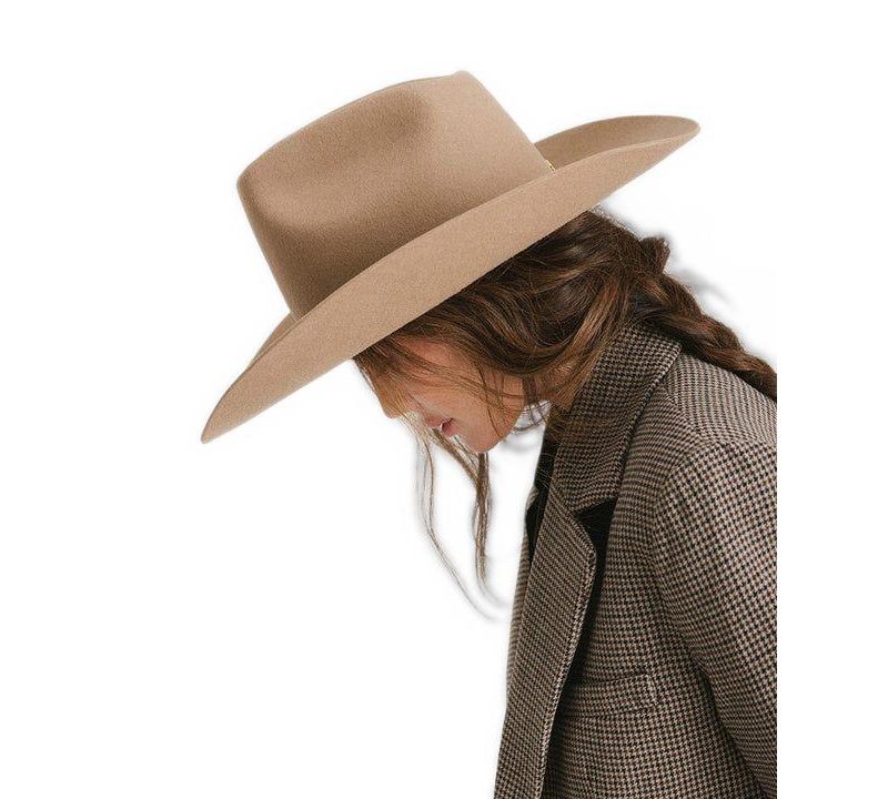 Lane Brick Top Western Hat