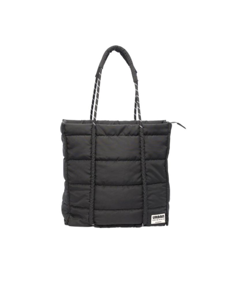 Palm Faux Leather Tote Bag