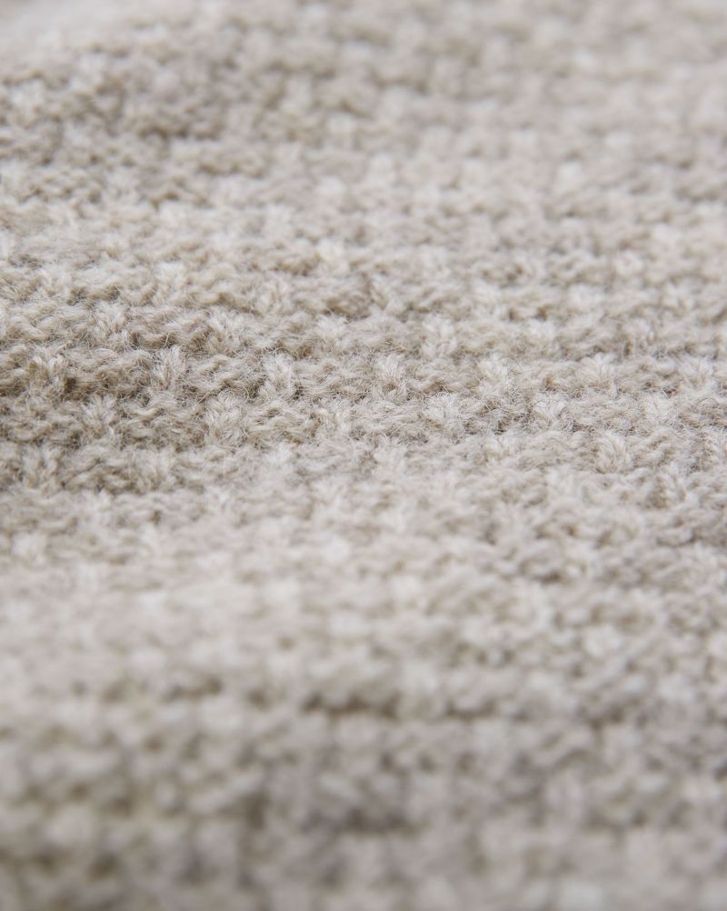 Women's British Wool Moss Stitch Cardigan