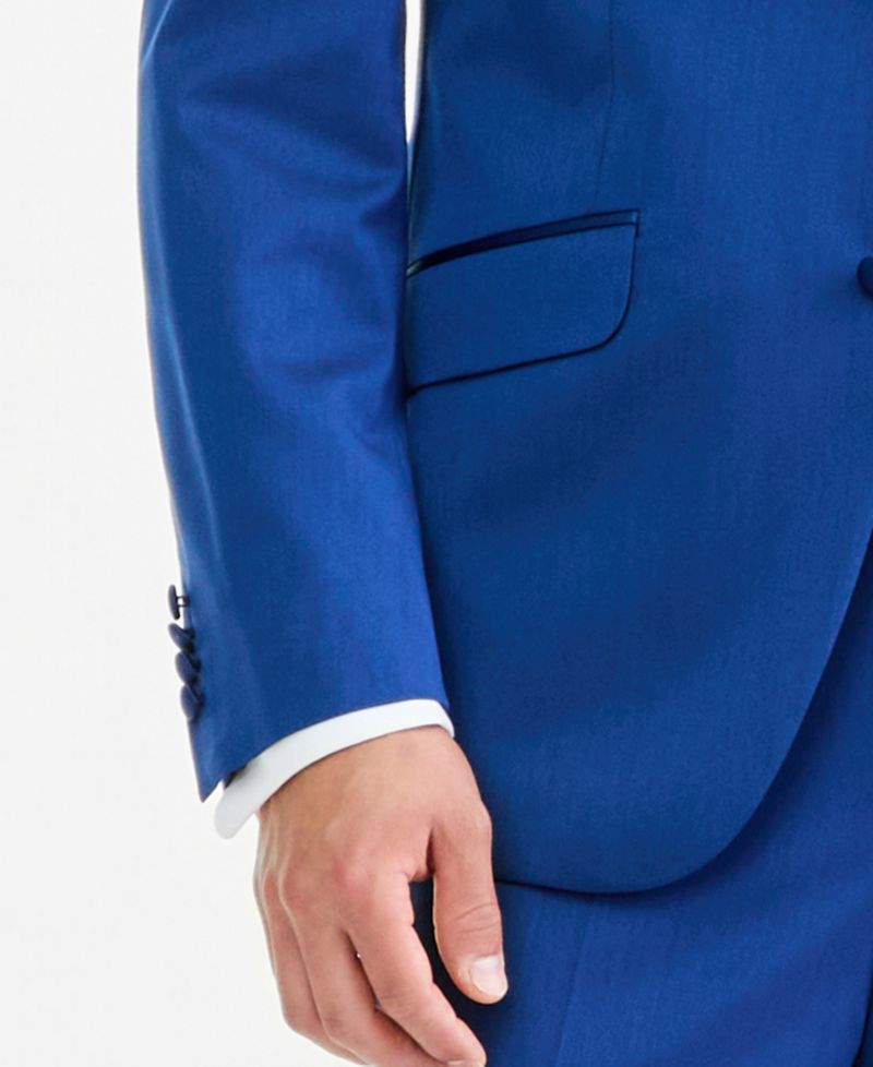 Men's Slim-Fit Satin 2-Piece Tuxedo