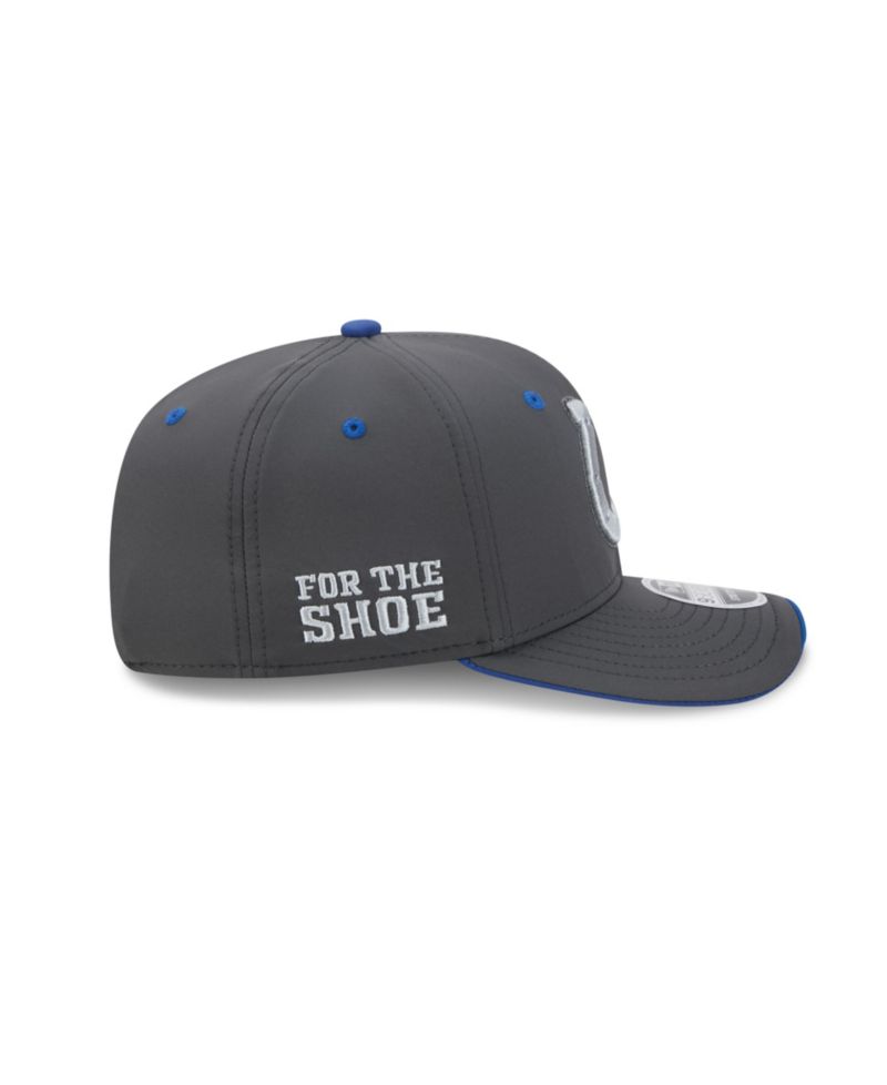 Men's Charcoal Indianapolis Colts 2026 Rivalries Collection Sideline 9SEVENTY Adjustable Hat