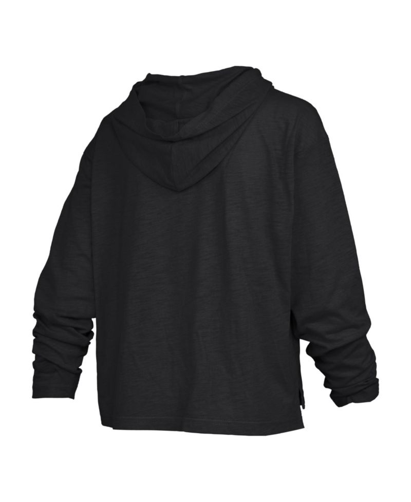 Women's Missouri Tigers Nelson Arch Over Logo Hooded Long-Sleeve Oversized T-Shirt
