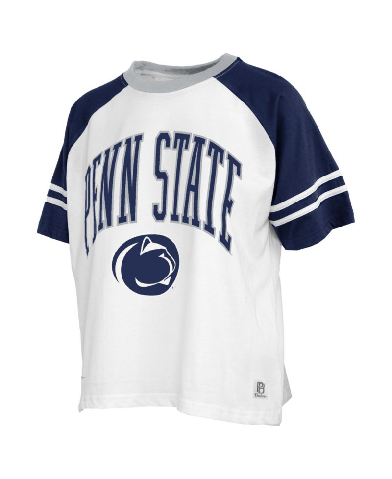 Women's White Penn State Nittany Lions Sky Colorblock T-Shirt