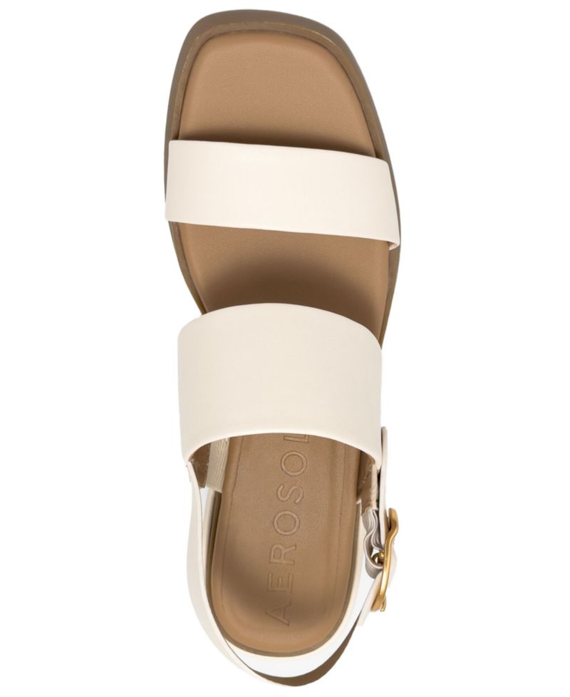 Women's Dove Low Heeled Square Toe Dress Sandals