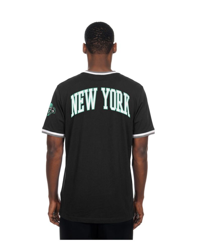 Men's and Women's Black New York Liberty Sport Classics Capsule V-Neck Fashion Jersey