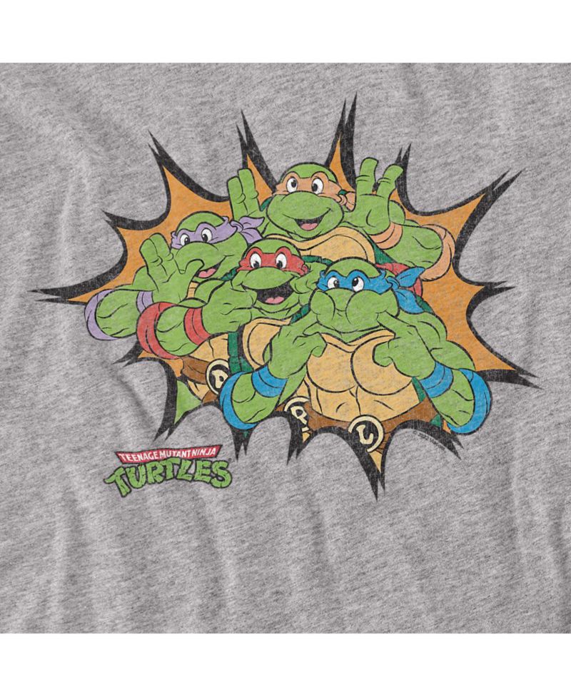 Men's Funny Face Turtles T-Shirt