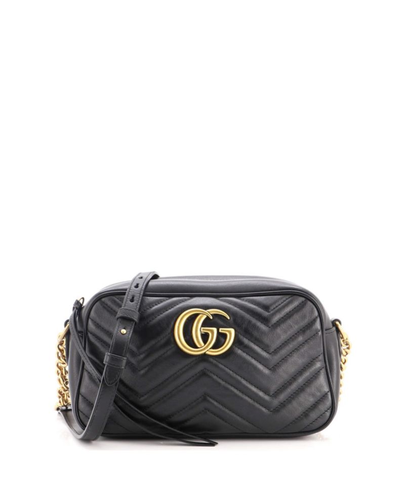 Small GG Marmont Shoulder Bag Matelasse Leather