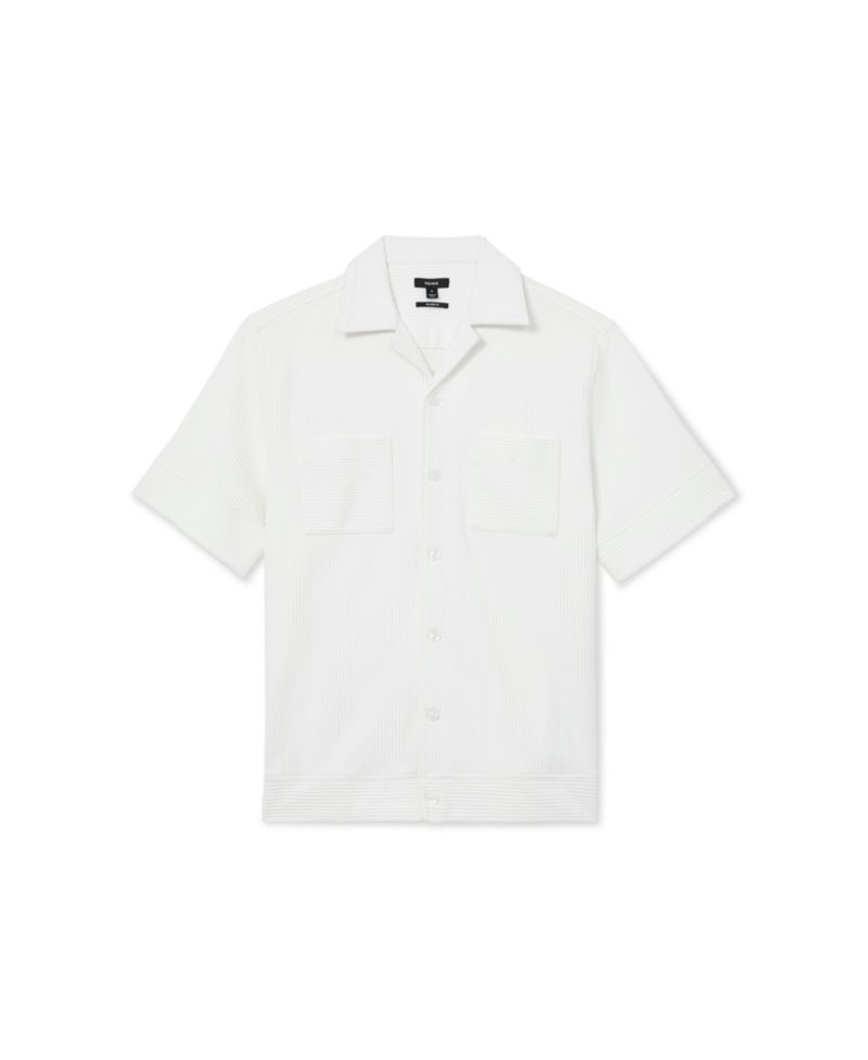 Men's Odessa Ribbed Cuban-Collar Shirt