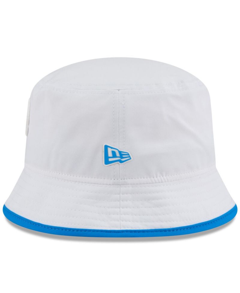 Men's White Detroit Lions 2025 NFL Training Camp Stretch Bucket Hat