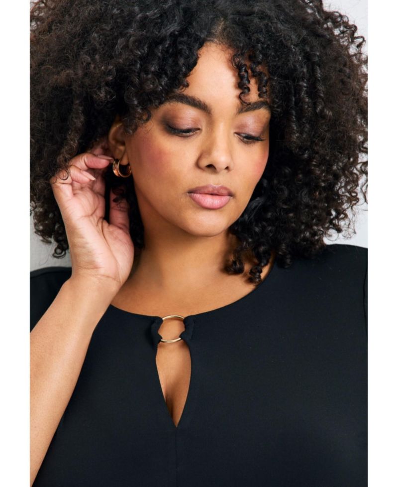 Women's Audrey Ring Detail Top