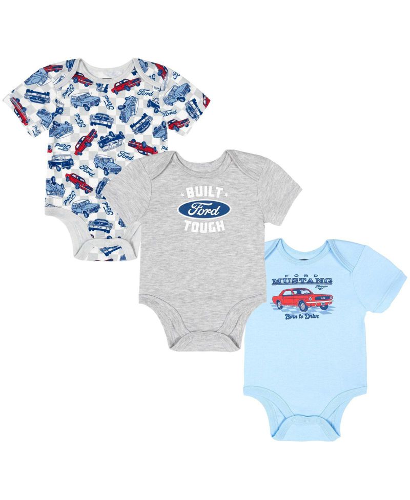 Baby Boys' 3-Pack Short Sleeve Bodysuits