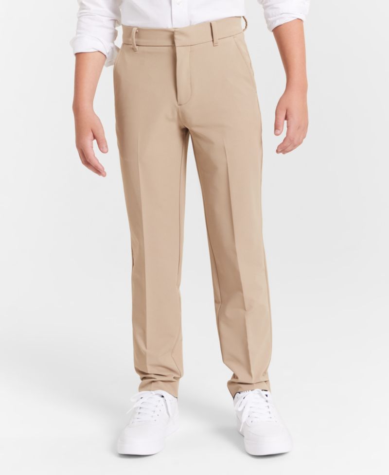 Big Boys 8-20 TH Flex Machine Washable Stretch Performance Dress Pants