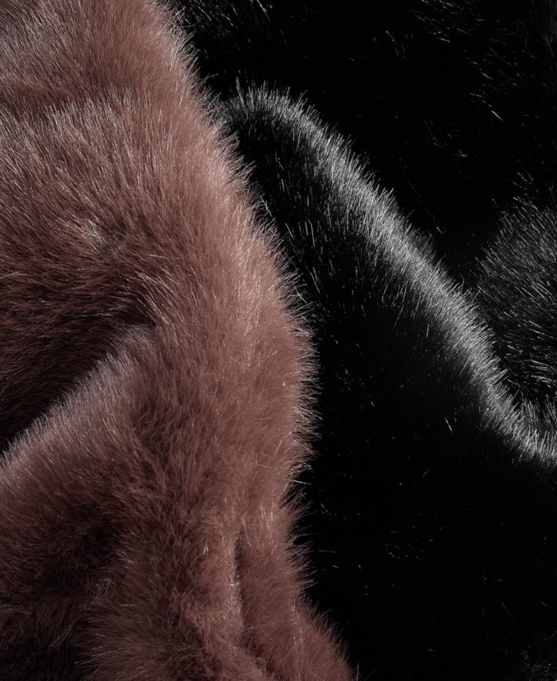 Women's Faux-Fur Tipped Muffler
