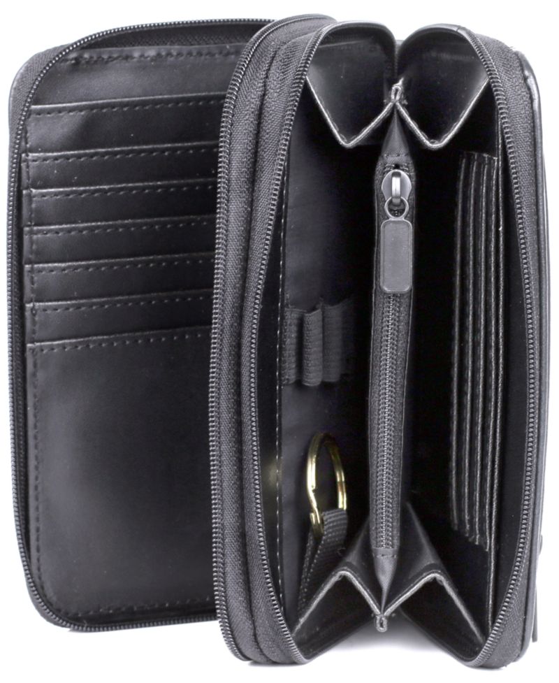 Women's Heiress Double Zip Organizer Wallet