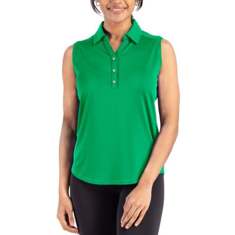 Women's Cutter and Buck Forge Eco Stretch Recycled Sleeveless Polo