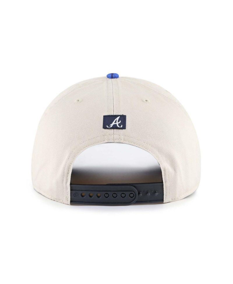 Men's Cream/Navy Atlanta Braves Fiji Rope Hitch Adjustable Hat