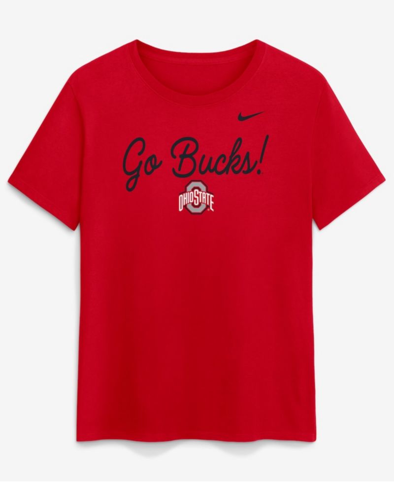 Women's Scarlet Ohio State Buckeyes Script Mantra Logo T-Shirt