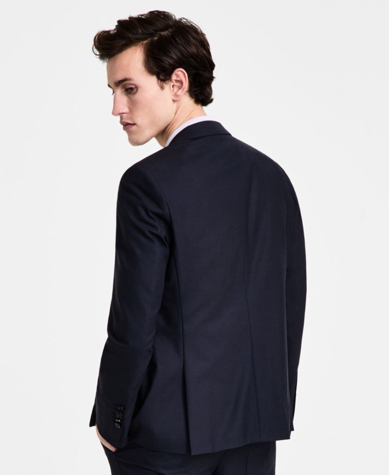 Men Modern-Fit Wool Blend 2-Piece Suit