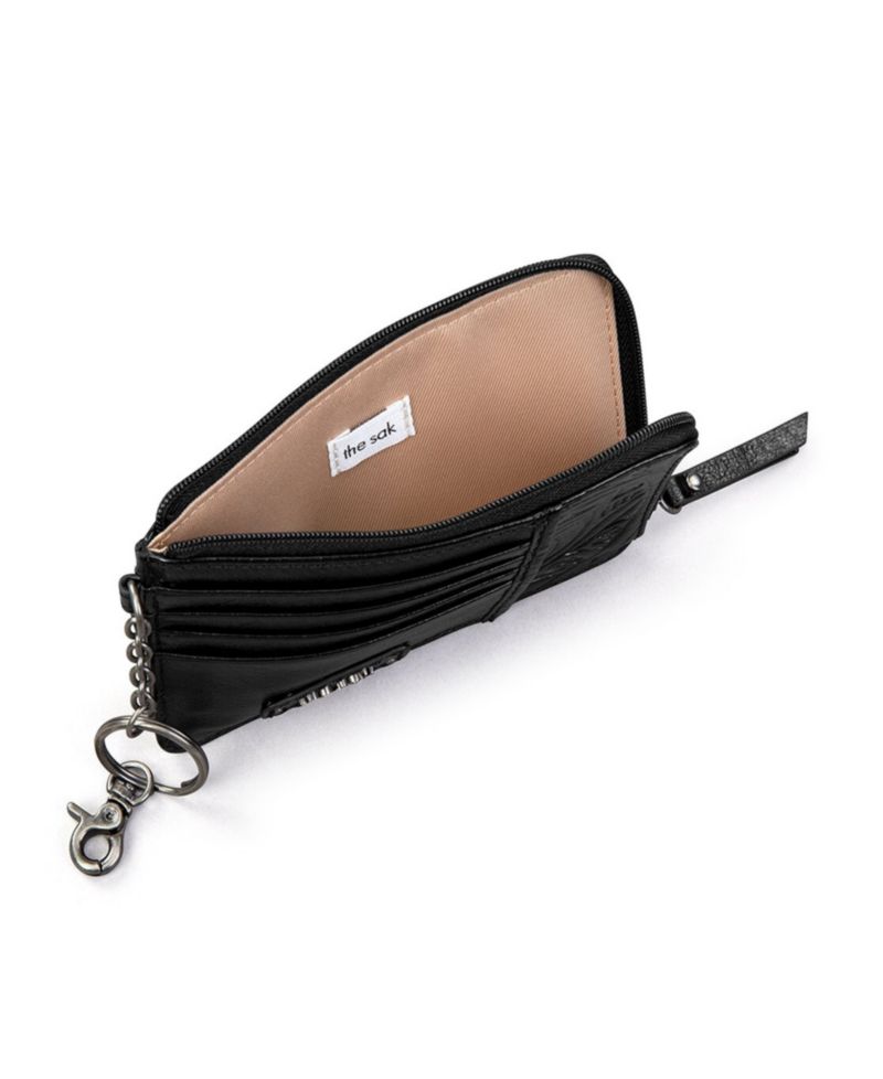 Women's Iris Leather Card Case Wallet