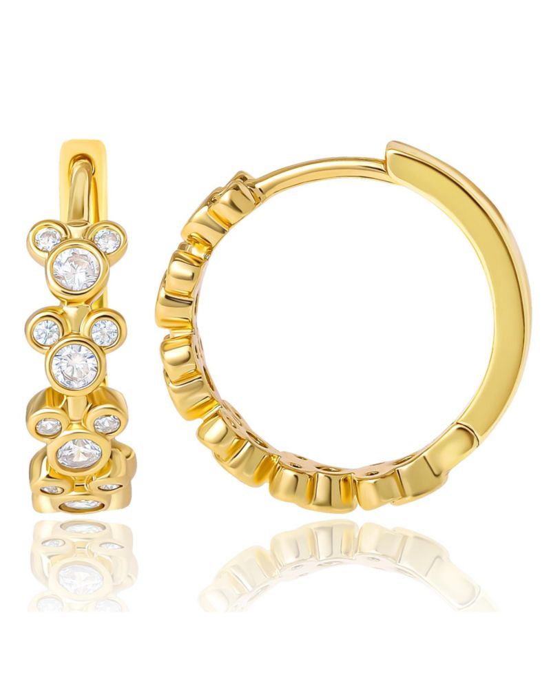 Mickey Mouse Endless Hoop Earrings