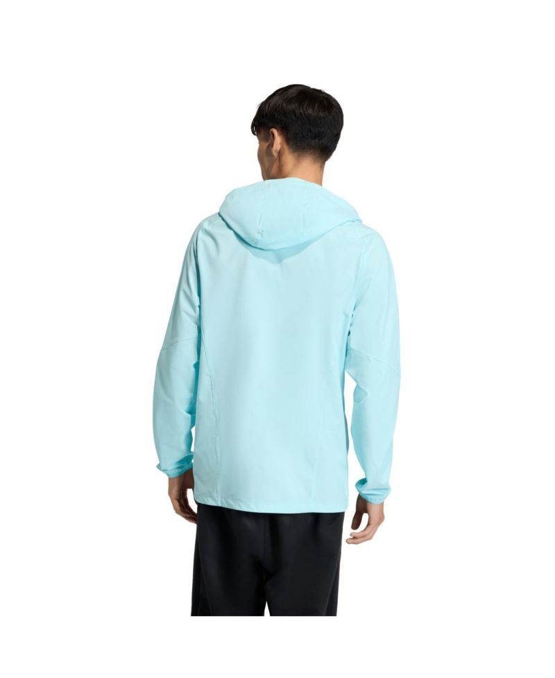 Men's Light Blue Chicago Fire Tiro Travel Full-Zip Hooded Windbreaker Jacket