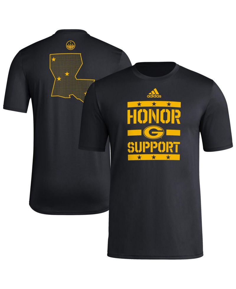 Men's Black Grambling Tigers Honor Support Pre-Game T-Shirt