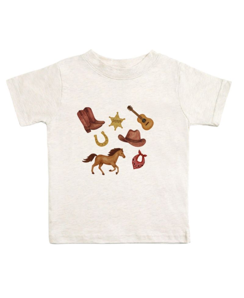 Baby Boys 12M - 24M Western Cowboy Short Sleeve T-Shirt