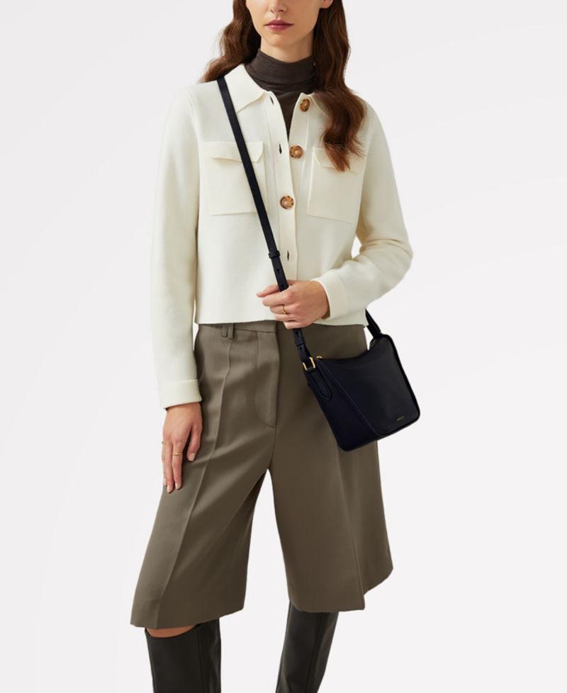 Oak Street Small Zip-Top Crossbody Bag