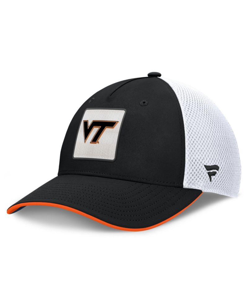 Men's Black Virginia Tech Hokies 5-Panel Matter Flex Hat