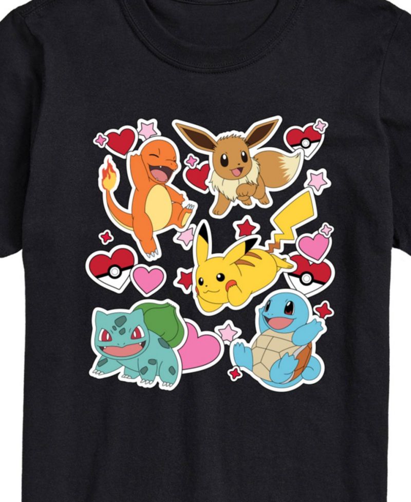 Men's Pokemon Valentine's Day Short Sleeve T-Shirt