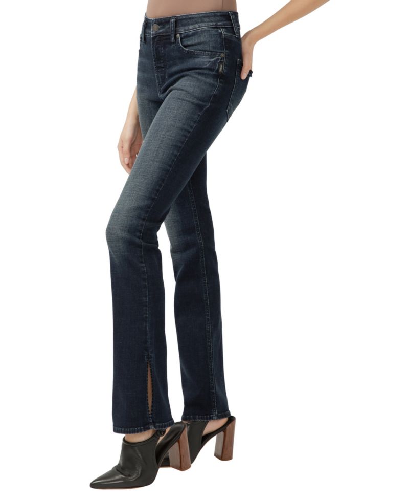 Women's Avery High Rise Curvy Fit Slim Bootcut Jeans