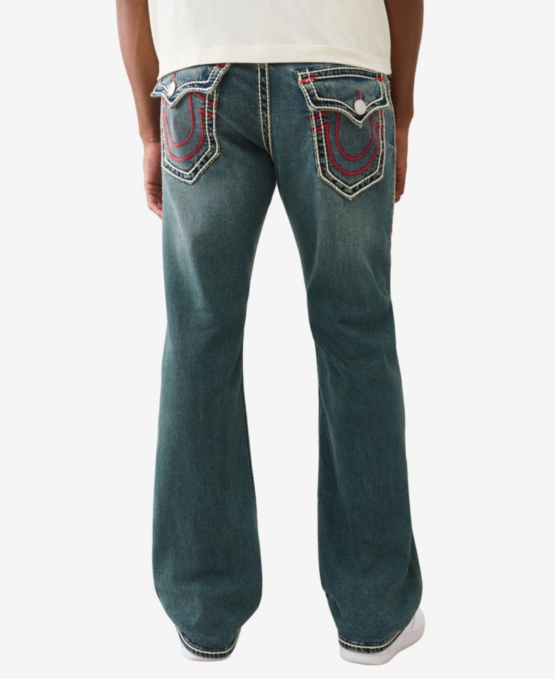 Men's Billy Bootcut Rope Stitch Flap Jeans