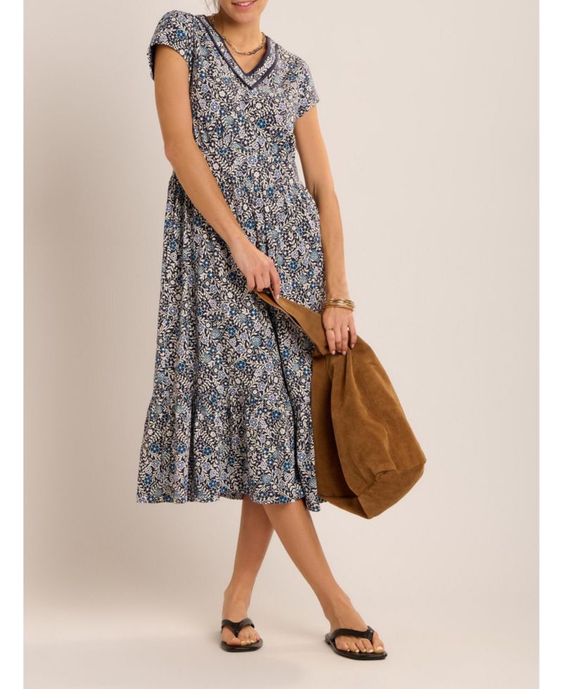 Women's Lucia Tiered Midi Dress