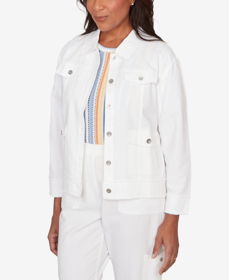 Women's Out of the Blue Patch Pocket Collared Jacket
