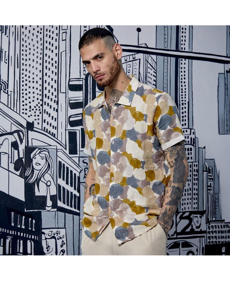 Men's Abstract Print Shirt
