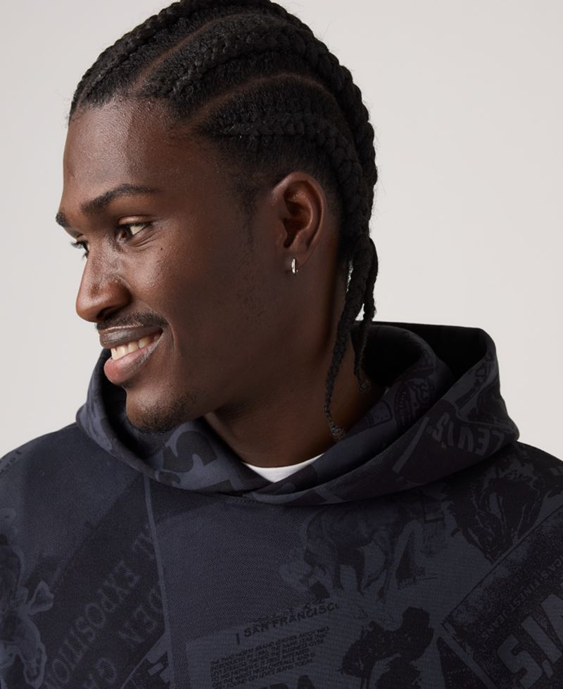 Men's Premium Long-Sleeve Hooded Sweatshirt