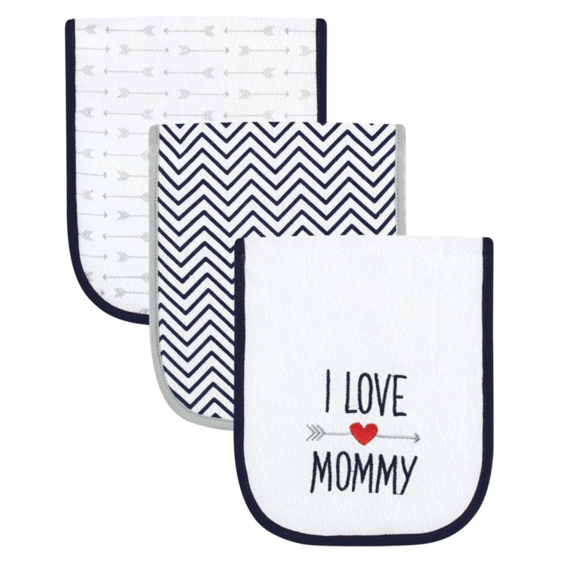 Boys Padded Cotton Spit-Up Shields with Soft Fiber Core