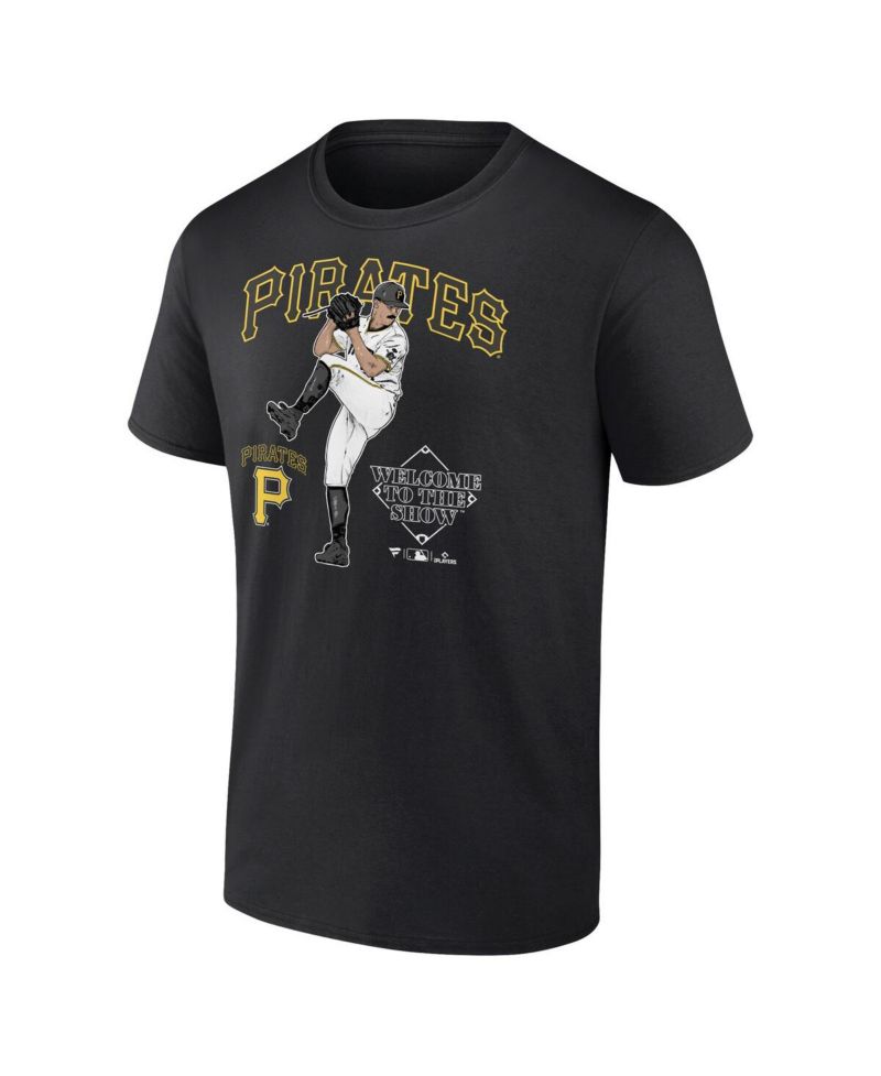 Men's Paul Skenes Black Pittsburgh Pirates Welcome To The Show T-Shirt