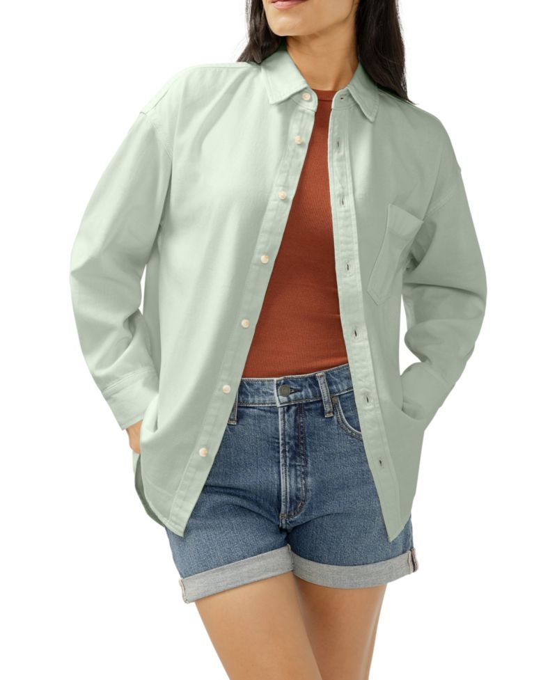 Women's Relaxed Button-Up Shirt