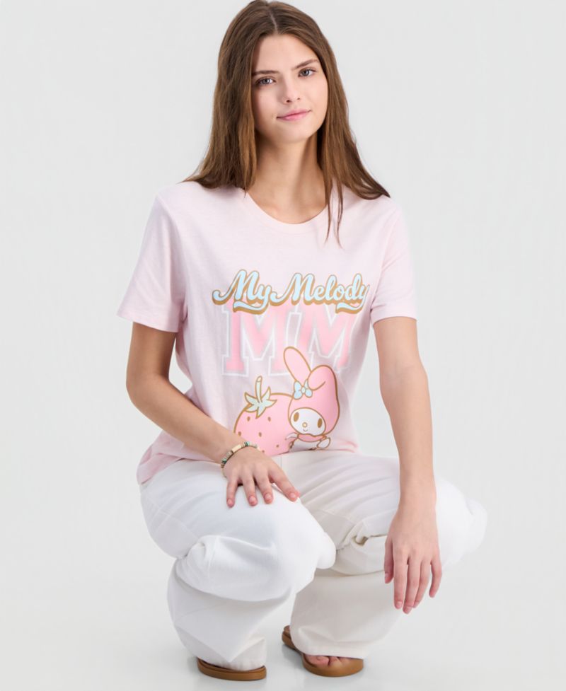 Juniors' My Melody Varsity Crewneck Tee