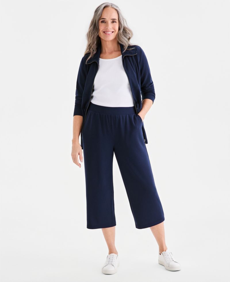 Women's LuxLounge French Terry Capri Pants