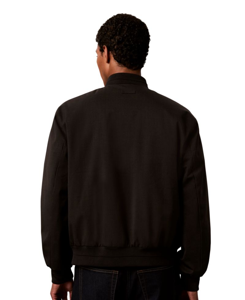 Men's Classic-Fit Twill Bomber Jacket