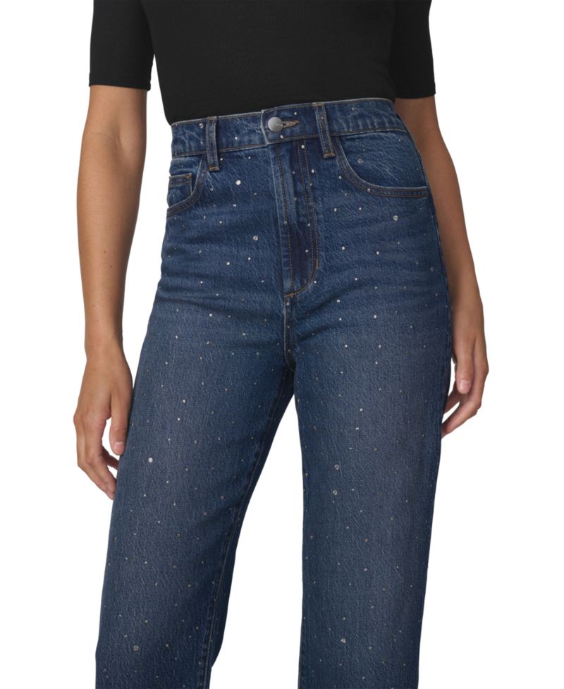 Women's Margot High-Waisted Straight-Leg Cropped Jeans
