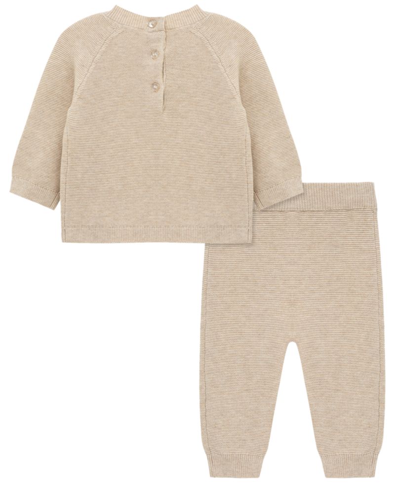 Baby Boys' Teddy Bear Graphic Sweatshirt and Pants, 2-Piece Set