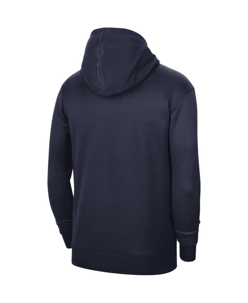 Men's and Women's Navy Memphis Grizzlies 2023/24 Performance Spotlight On-Court Practice Pullover Hoodie