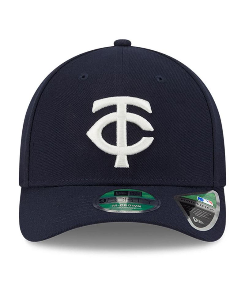 Men's Navy Minnesota Twins Player Replica 9Forty Adjustable Hat