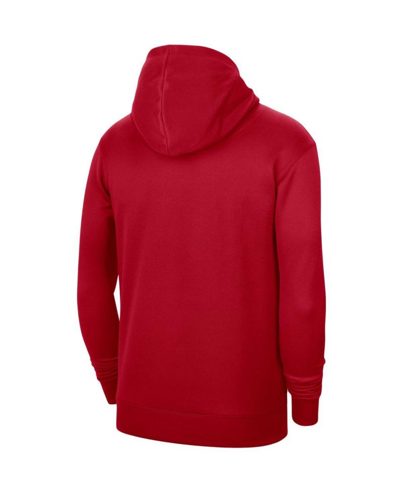 Men's and Women's Red New Orleans Pelicans 2023/24 Performance Spotlight On-Court Practice Pullover Hoodie