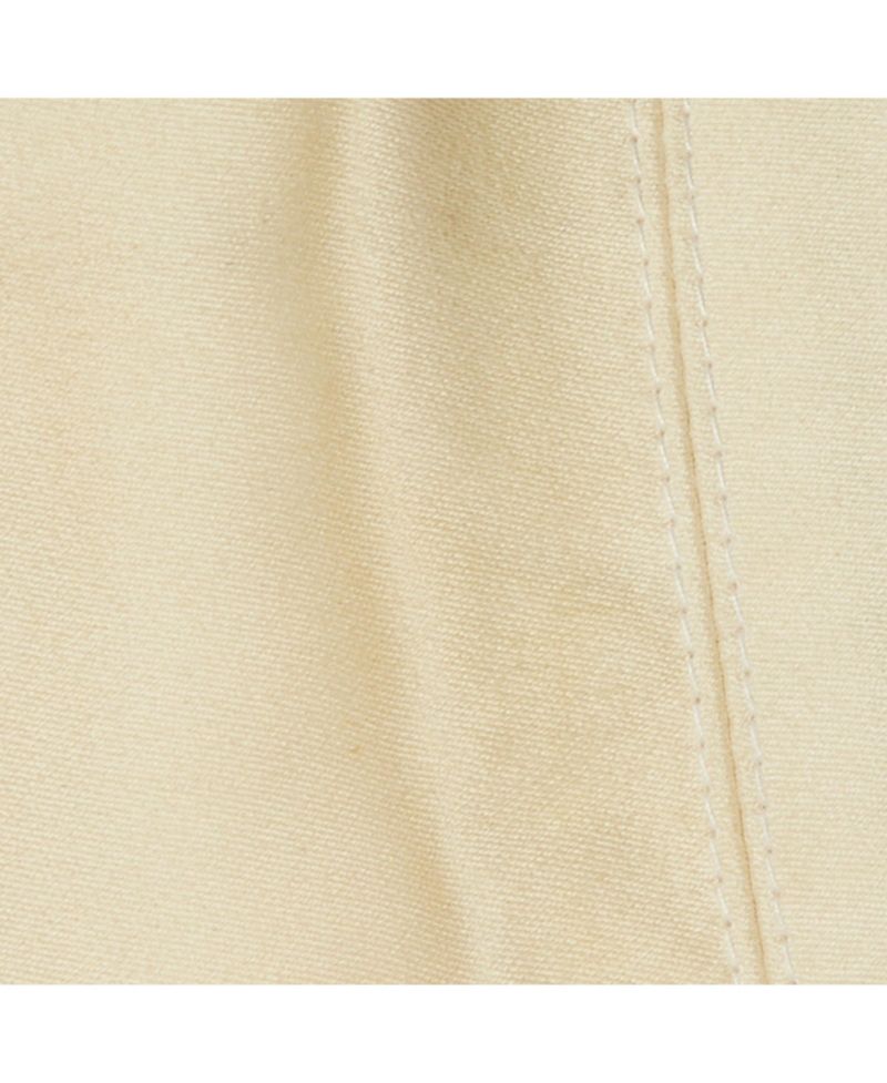 Men's Vintage Leather & Cotton Zip Up Jacket