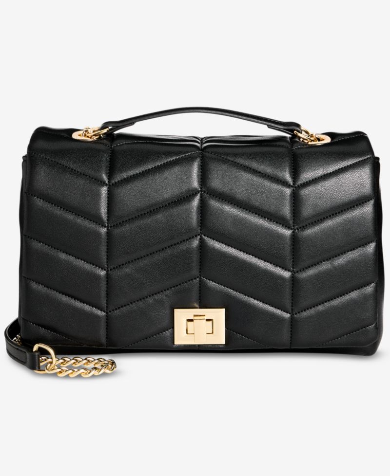 Soft Ajae Solid Quilted Shoulder Bag